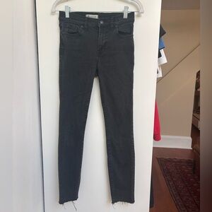 Madewell Women's Dark Gray Skinny Jeans